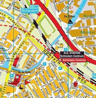 Plattegrond Schiedam